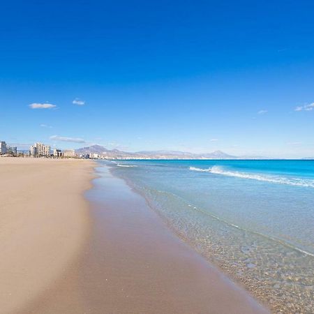 1A Linea Playa San Juan. Vistas. Piscina. Bbq. Gym Lägenhet El Campello Exteriör bild